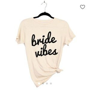 Bride vibes boyfriend T-shirt